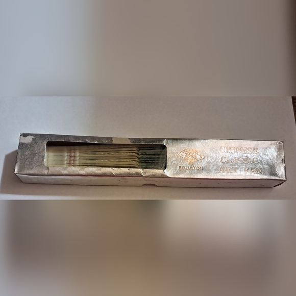 Chinese Classic Art Fan Vintage 1984 - Picture 12 of 16